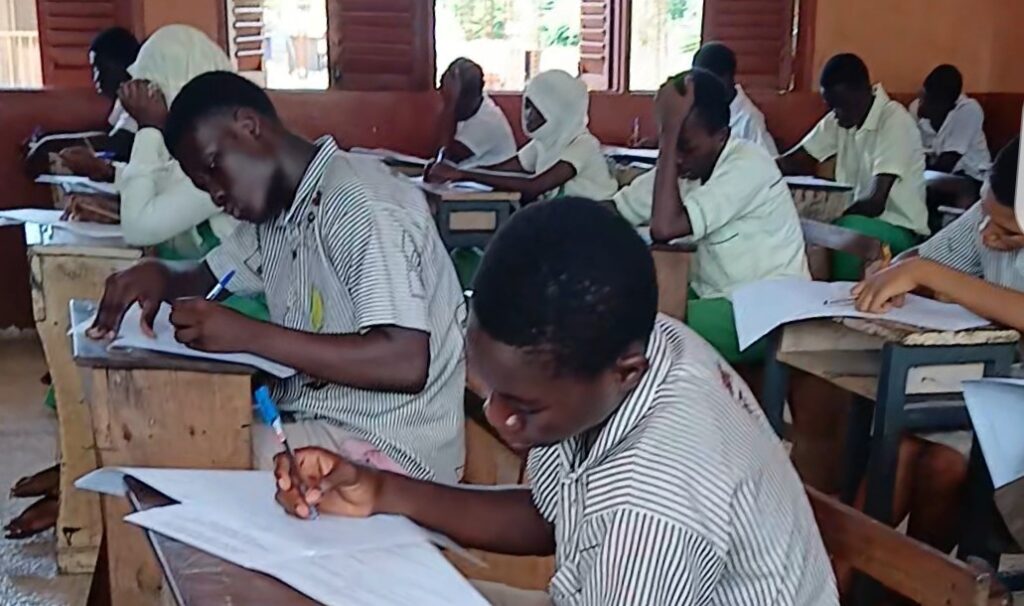 Six candidates absent as BECE begins in Ayawaso East