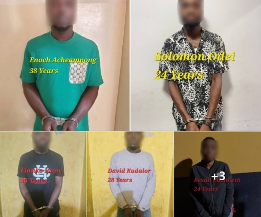 Seven suspects arrested in Eastern Region over car theft