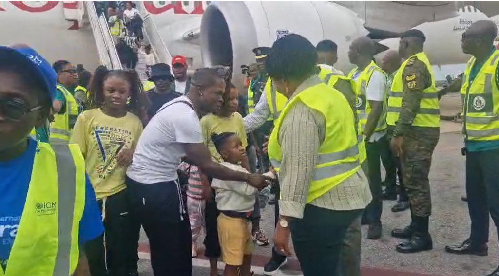 Only 10 of 300 Ghanaians evacuated were in South Africa legally