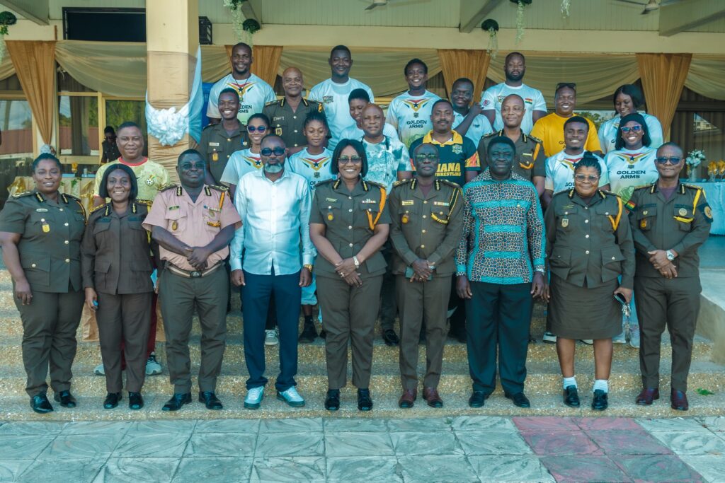 DG of Ghana Prisons Service hosts Reformers of Golden Arms to a luncheon