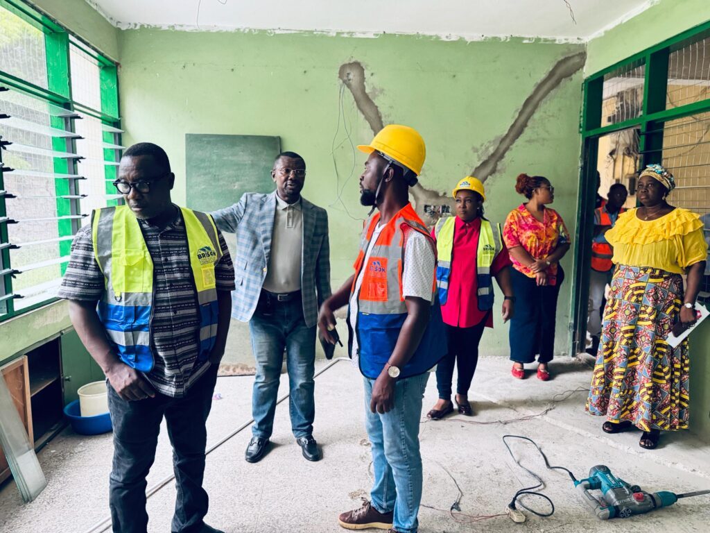 GNA GM, team inspect renovation works on Takoradi office complex