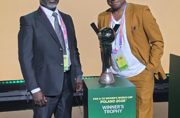 Prosper Harrison Addo, Charles Sampson attend FIFA U-20 Women’s World Cup draw in Poland
