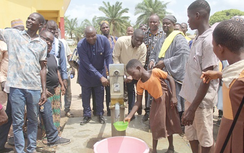 Nkwanta North Assembly commissions 15 boreholes