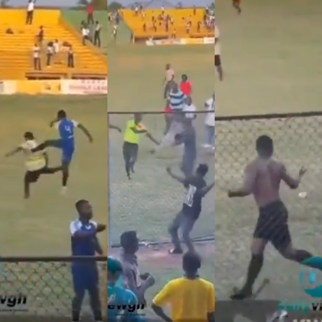 VIDEO: Referees assaulted as chaos erupts during BARFA Super Middle League final