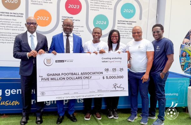 Gold Fields Ghana seals $5 million partnership with Ghana Football