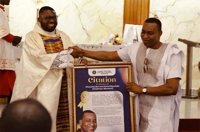 Wontumi Storms Church With NPP Gurus To Mark 50th Birthday