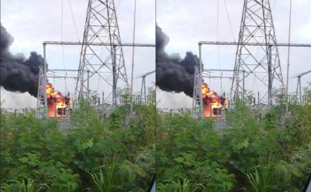 Fire guts ECG substation near Afienya