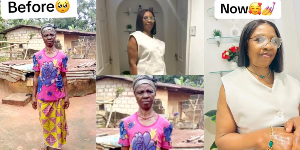 Grandma’s transformation after leaving Nigeria stirs surprise