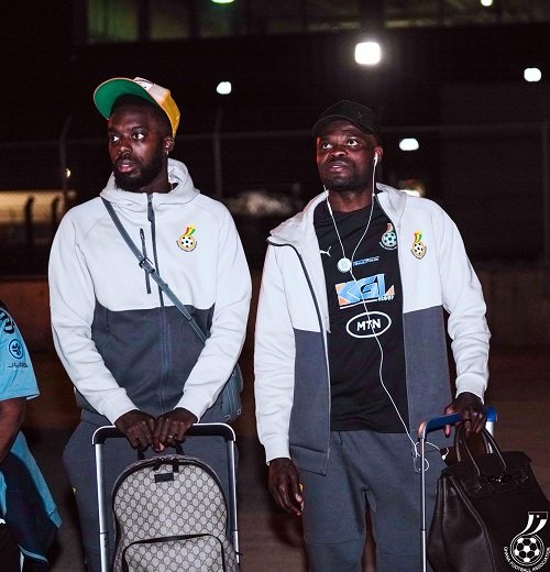 Black Stars arrive in United States