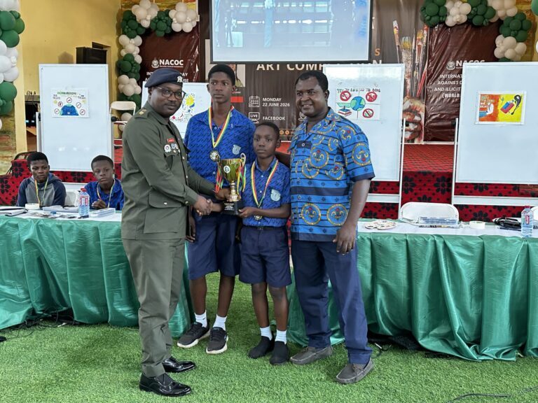 Kotoka Basic School wins NACOC Drug-Free Clubs Art competition
