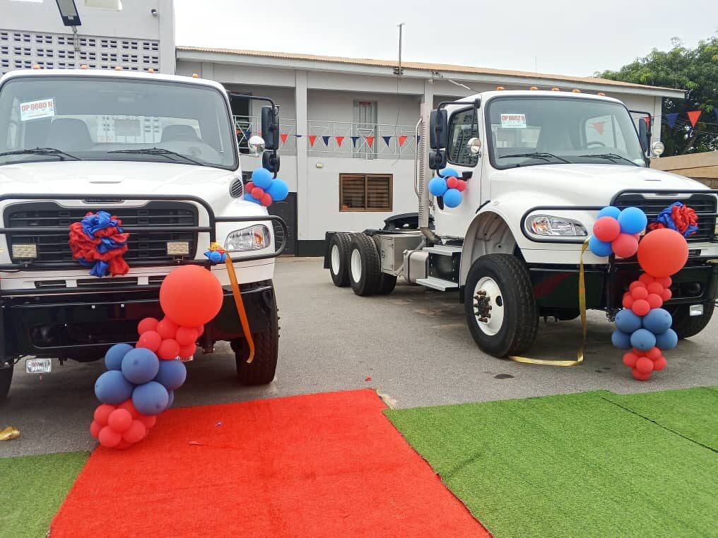 US donates three heavy-duty trucks to strengthen GAF engineering capacity