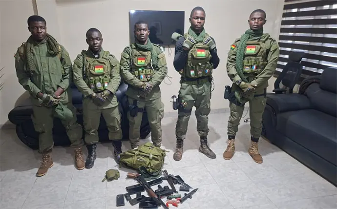 Five Fake Soldiers Busted In Mining Robbery Racket