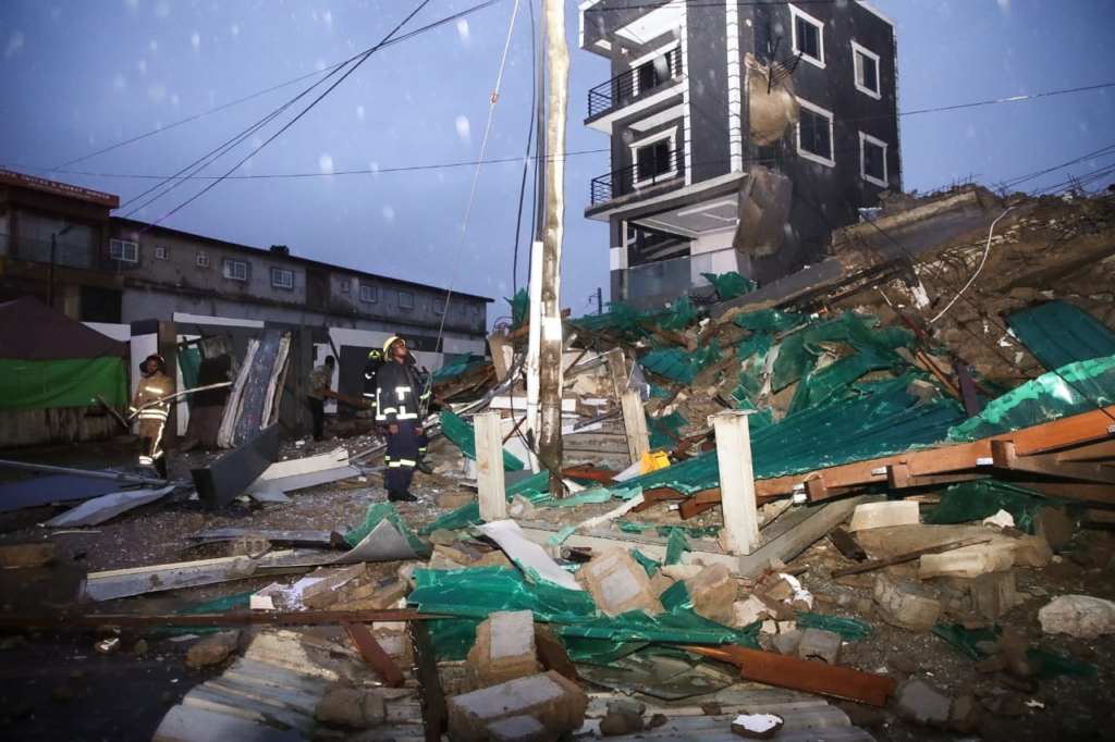 One confirmed dead in building collapse at North Industrial Area