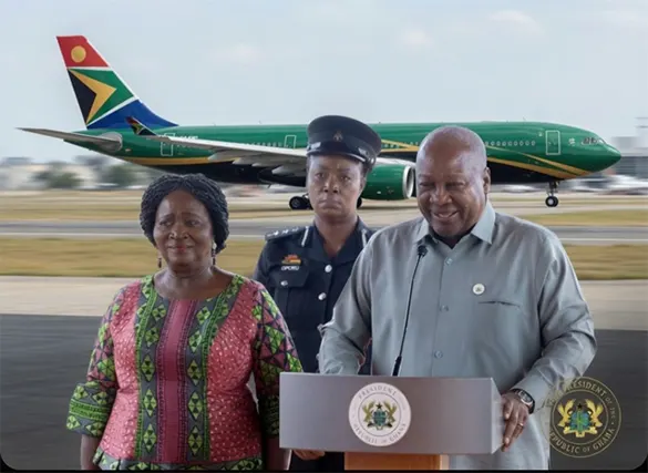 Prez. Mahama’s Joke On SAA Plane Noise Causes Stir