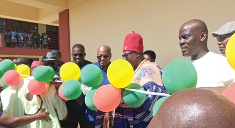 President Mahama inaugurates E-Block at Paga SHS