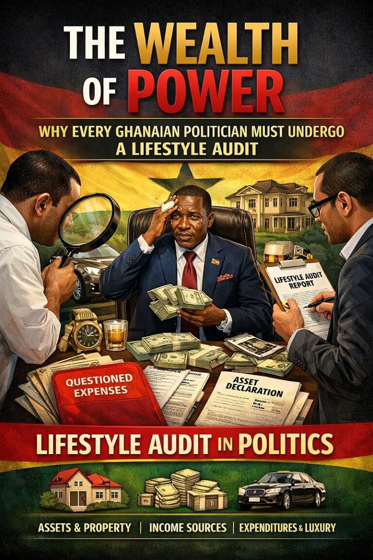 The Hidden Wealth of Power: Why Ghana’s Politicians Must Face Lifestyle Audits for True Accountability