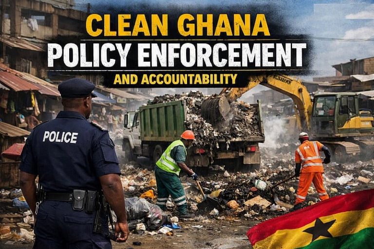 A Clean Ghana Requires Policy, Enforcement And Accountability