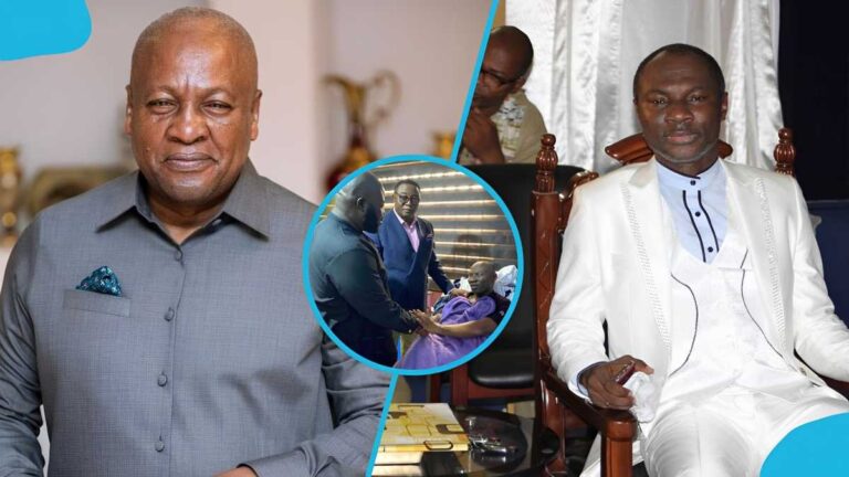 President Mahama Comes Through for Hospitalised Badu Kobi As Delegation Visits Him