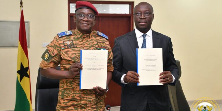 Ghana, Burkina Faso seal defence deal to secure vital supply routes