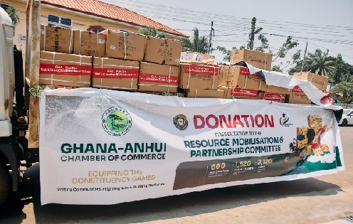 Ghana–Anhui Chamber boosts Constituency Games with 2,120 sports items
