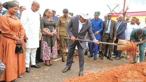 President Mahama cuts sod for multiple airport projects