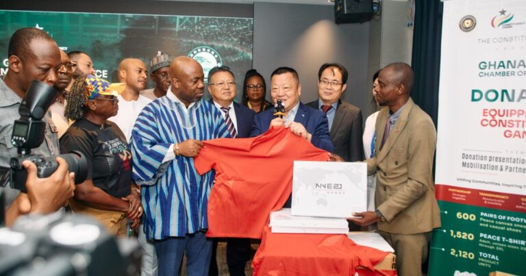 Andre Ayew Backs Grassroots Sports as Ghana-Anhui Chamber Donates 2,120 Items for Constituency Games