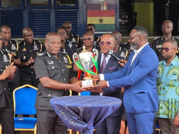 IGP pledges Police support for Democracy Cup as trophy tour hits Police Headquarters