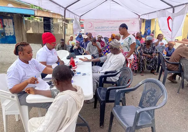 Iran Clinic and Red Cross Launch Comprehensive Health Screening Campaign in Adabraka to Combat Chronic Diseases