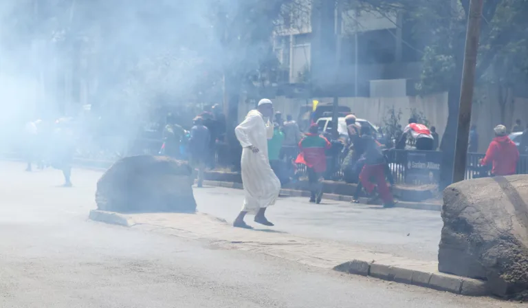 Kenya police fire tear gas to disperse traders protesting import duty hike