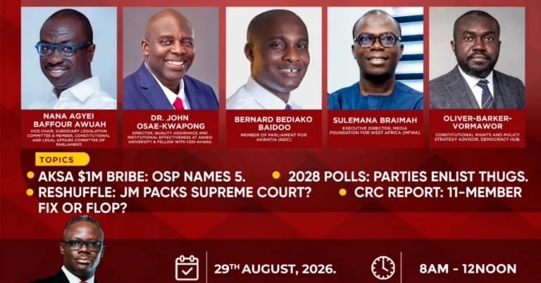 Livestream: Newsfile discusses AKSA bribery allegations, 2028 elections, CRC report and ministerial reshuffle