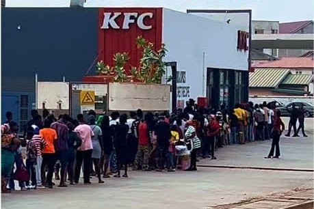KFC 15th anniversary promotion sparks chaotic crowds across Ghana