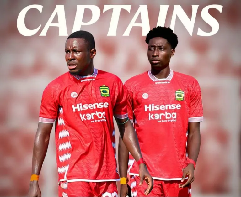 Asante Kotoko: Coach Tinkler names captains ahead of the 2026-27 season