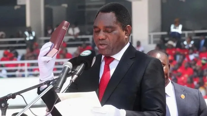 Zambia’s president sworn in for second term