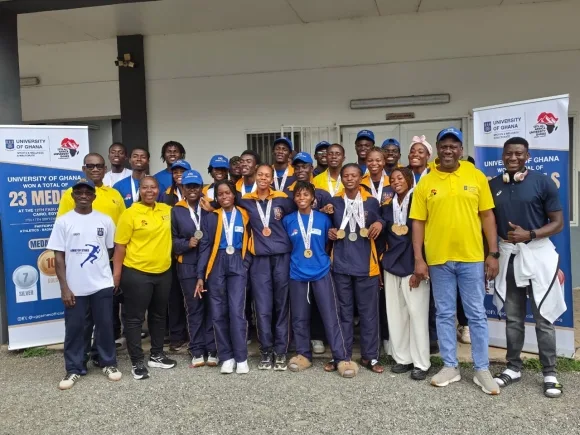 University of Ghana wins 23 medals at 2026 FASU Games in Cairo
