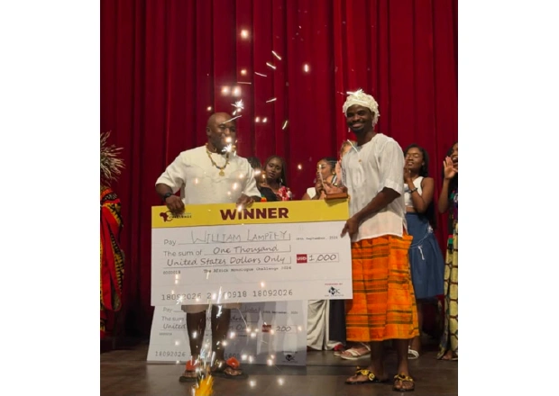 Ghana’s William ‘Chembez’ Lamptey Wins Africa Monologue Challenge