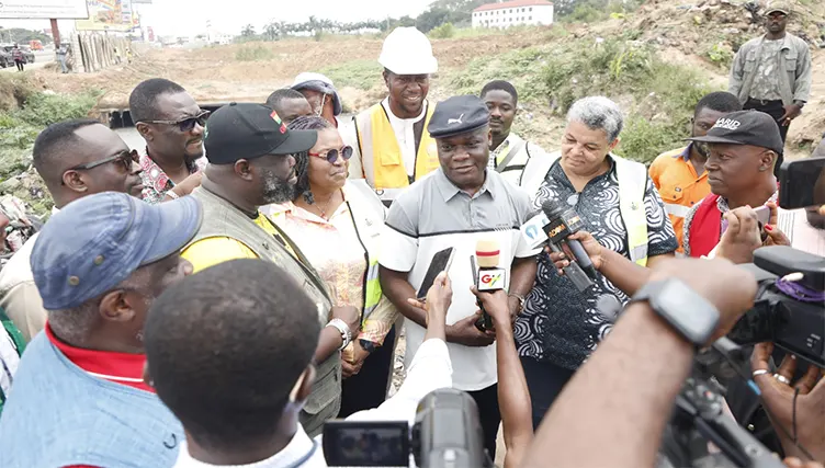 Minister Inspects Dr. Busia Highway Project Ahead Of Monday Closure