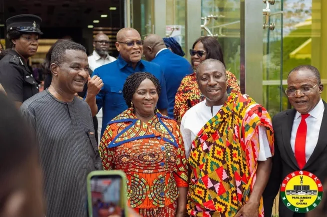 Afenyo-Markin hands over Ghana’s ECOWAS Parliament leadership to Ricketts-Hagan
