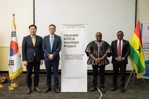 “Investing 5 billion won to train automotive service professionals in Ghana”—Hyundai Motor Company and KOICA establish education centers